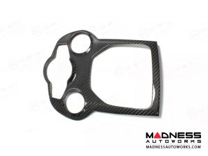 Alfa Romeo Giulia Central Console Trim - Carbon Fiber - Center Tunnel Trim - Pre '20 - Blue Candy